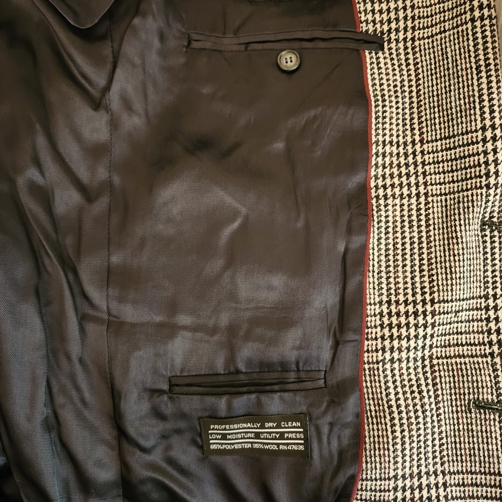 Chadmore Blazer Mens Glenplaid Dark Academia Hand Tailored Old Money - Picture 9 of 13